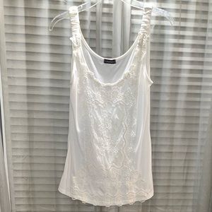 COCOMO Women’s Tank Top with Lace Front. Sz M.